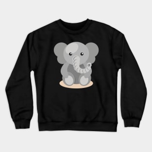 Cute Little Elephant Crewneck Sweatshirt